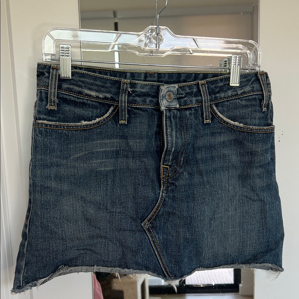 Levi's Premium Dark Blue Denim Skirt